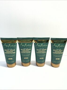 Shea Moisture Amla Oil Bond Repair Leave In Conditioner 1oz. x4